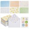 48 Pack Floral Stationery Cards with Envelopes and Stickers, 6 Patterns (4 x 6 In)
